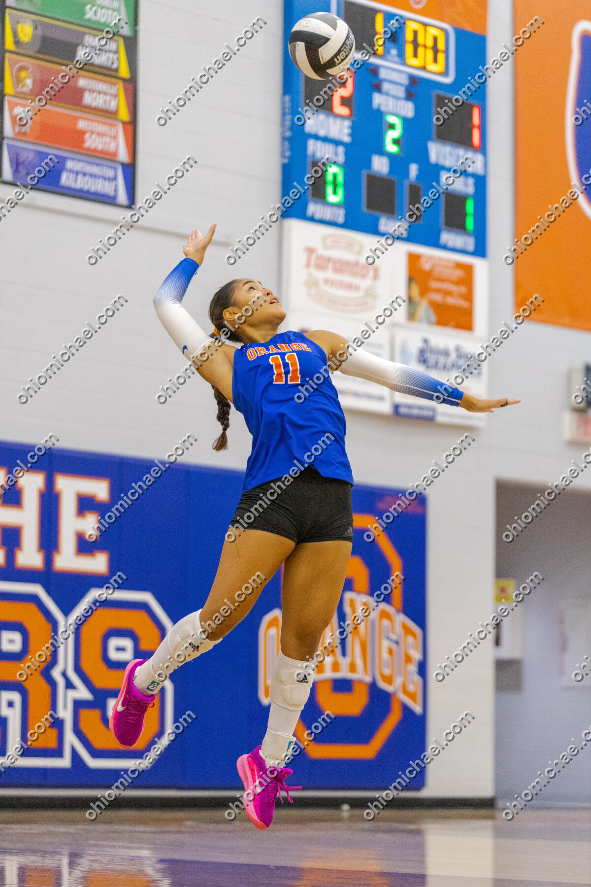 Olentangy Orange HS Girls Varsity Volleyball vs Pickerington North HS — photo 01m278y5ajw4ayazq208a14aht