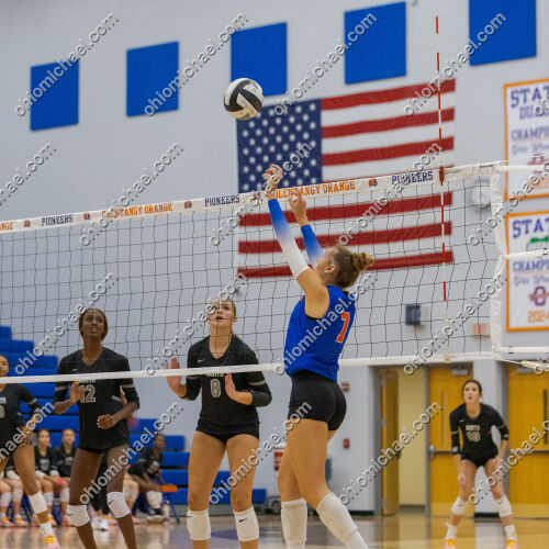 Olentangy Orange HS Girls Varsity Volleyball vs Pickerington North HS — photo 01m278xeqw7zes580j46jf1s0d